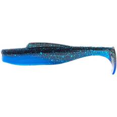 Kalastusvarusteet Z-Man Soft Lure Diezel MinnowZ 4 Zoll 5/Pack Schwarz Blau Laminat (8392)