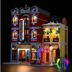 Led Light Set for Lego Jazz Club, Led Light Kit for Lego 10312 Jazz Club Not Include Models, Just Light Set Remote Control Version