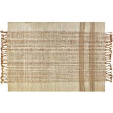 Beliani Ortaoba Jutematta 140x200 cm Beige Beige, Natur cm