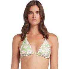 Ted Baker Women Bikinis Ted Baker Womens Green Reversible Floral-print Bikini top