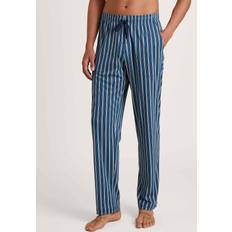 Calida Herre Bukser Calida Remix Sleep Long Pants - Blue Pattern/Kampagne