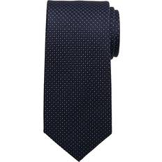 Calvin Klein Men Ties Calvin Klein Men's Steel Micro-Dot Solid Tie Navy