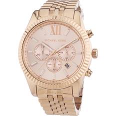 Michael Kors Michael Kors Lexington Chronograph Rose Rose Gold-plated MK8319