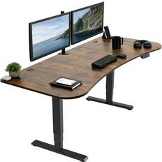 Furniture Vivo Height Adjustable Standing Wood/Metal Writing Desk