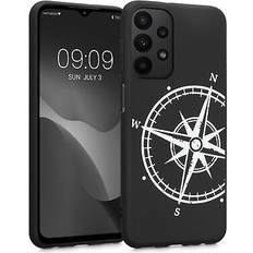 Kwmobile Hülle für samsung galaxy a23 4g 5g handyhülle handy case cover smartphone Weiß 7,60 cm