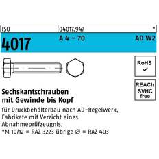 Schrauben, Sechskantschraube ISO 4017 VG M 70 AD-W2 200 Schrauben pro Stück