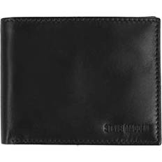 Steve Madden Mens Smooth Glove Slimfold - Black