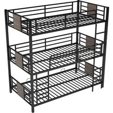 P PURLOVE P PURLOVE Metal Triple Bunk Bed