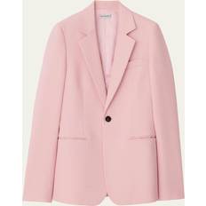 Burberry Blazers Burberry Single-Breasted Tailored Blazer - Rosa