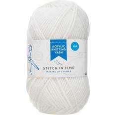 Knitting Yarn Baby White Acrylic Knitting Yarn, 50g