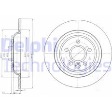 Delphi Bremsscheiben Voll Hinten Rechts Links II