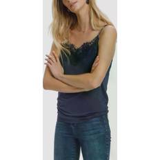 Soaked in Luxury Tøj Soaked in Luxury Slclara Singlet Lingeri 30403547 Navy MEDIUM