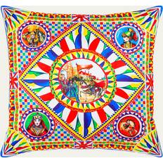 Dolce & Gabbana Duchesse Cotton Cushion Medium Multicolour