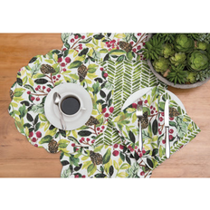 Green Cloth Napkins C&F Home Tyson Pines Set 6 Cloth Napkin Green (50.8x50.8cm)