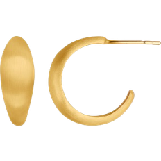 Ocean Flow Hoops Medium - Gold