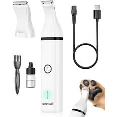 Oneisall Dog Clippers with Double Blades,Cordless Pet Hair Grooming