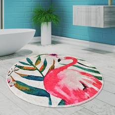 Carpets & Rugs Bay Isle Home Keeso Eboracum Shaggy Pink/White/Blue