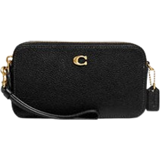 Coach Schwarz Taschen Coach Kira Crossbody Bag - Brass/Black