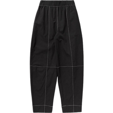 Polyamide Pants Ganni Elasticated Curve Trousers - Black