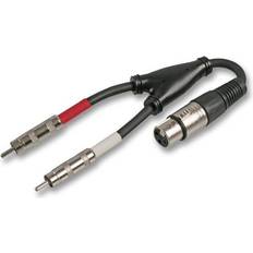 Pulse PLS00208 3 Pin XLR Female to Phono RCA