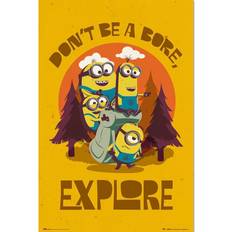 MINIONS Affisch Don‘t Be Bore, Explore Poster