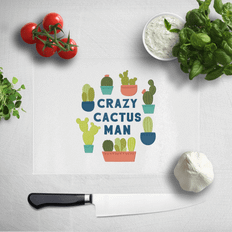By IWOOT Crazy Cactus Man Chopping Board