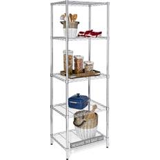 Shelving Systems Honey Can Do 5-Tier Chrome Shelving System 18x72"