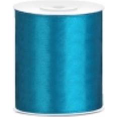 Bånd Satin Band Turquoise 100mm 25m