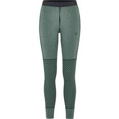 Femme - Vert Pantalons Thermiques Kari Traa Smekker Baselayer Pants - Pine Green