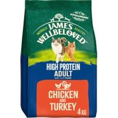 James Wellbeloved Cats - Dry Food Pets James Wellbeloved Adult Cat High Protein Chicken & Turkey Economy Pack: 2