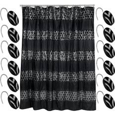 Casa Bathroom Accessories Casa 13pc Sinatra Bathroom Shower Curtain Set