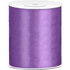 Lilla Bånd Satin Band Light Purple 100mm 25m