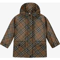 Kariert Jacken Burberry Check Parka - Archive Beige