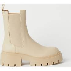 Beige Chelsea Boots H&M Ladies Beige Platform Chelsea boots