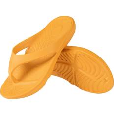 Women - Yellow Flip-Flops Wishcotton Women's Lightweight Thong Flip Flops, Ladies Soft Waterproof Beach Slides Sandals, Anti Slip Shower Slippers, Yellow, 9-10