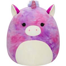 Squishmallows Squishmallows 12-Inch Lola Purple and Pink Tie-Dye Unicorn – Medium-Sized Ultrasoft Official Kelly Toy Plush