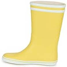 Aigle Laced Wellingtons Aigle Bottes De Pluie - Jaune