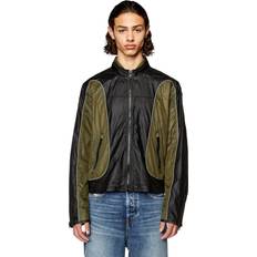 Diesel Jackets Diesel Black & Green Paneled Jacket 5AF IT