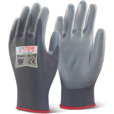 Beeswift Pu Coated Work Gloves Grey 9/L