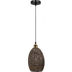 17 Stories Natural Rattan Style Pendant Lamp
