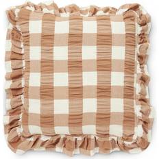 Boel & Jan Kullavik 45x45 cm Rust-White Cushion Cover White, Red, Brown (45x45cm)
