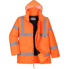 EN 471 Chaquetas de Trabajo Portwest Chaqueta de Alta Visibilidad Transpirable - Winter Traffic Orange