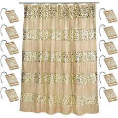 Casa Bathtub & Shower Accessories Casa 13pc Sinatra Bathroom Shower Curtain Set