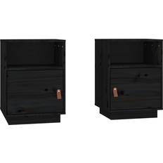 Pine Bedside Tables Brayden Studio 1 Nightstand Bedside Table