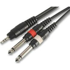 3.5mm Stereo Mono Jack Plug 0.3m