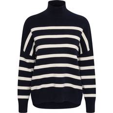 Dame - Pologensere InWear Tenley Pullover - Marine/Weiß