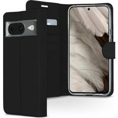 Accezz Accezz Wallet TPU Klapphülle für das Google Pixel 8 Schwarz