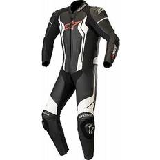 Alpinestars GP Force One Piece Leather Suit - Black/White