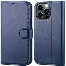 Ocase OCASE iPhone 13 Pro Max Case,iPhone 13 Pro Max Wallet Case Premium PU Leather Flip Phone Cover with [TPU Inner Shell][RFID Blocking][Card Holder] for the 6.7 Inch 2021 5G,Blue