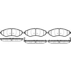 Remsa Bromsbelägg, skivbroms Chevrolet Lacetti, Evanda. Daewoo